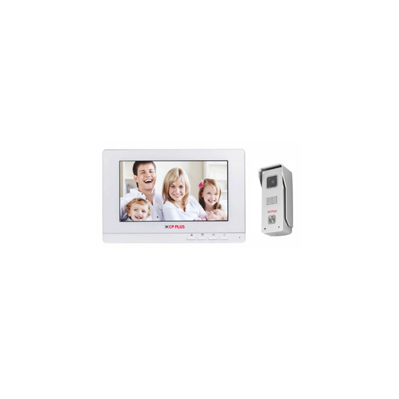 CP Plus 7" Hands Free Color Video Door Phone Kit - CP-RVK-72K