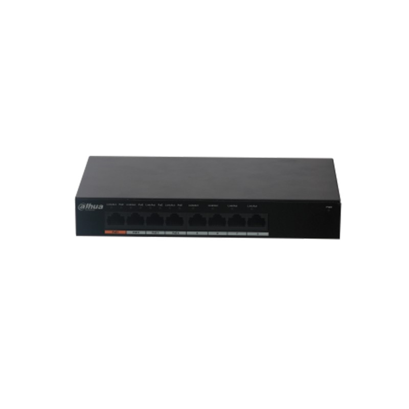 Dahua 8-Port Gigabit Ethernet PoE Switch with 4-Port PoE - PFS3008-8GT-60