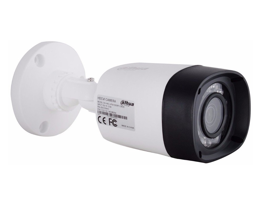 Dahua 1 MP 980 Bullet Camera (White) - DH-HAC-HFW1100RP-S2