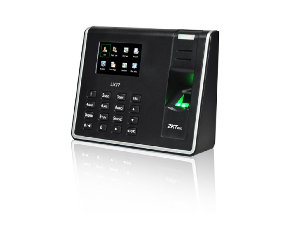 ZKTeco 2.8 Inches SSR Fingerprint Time Attendence Machine - LX17